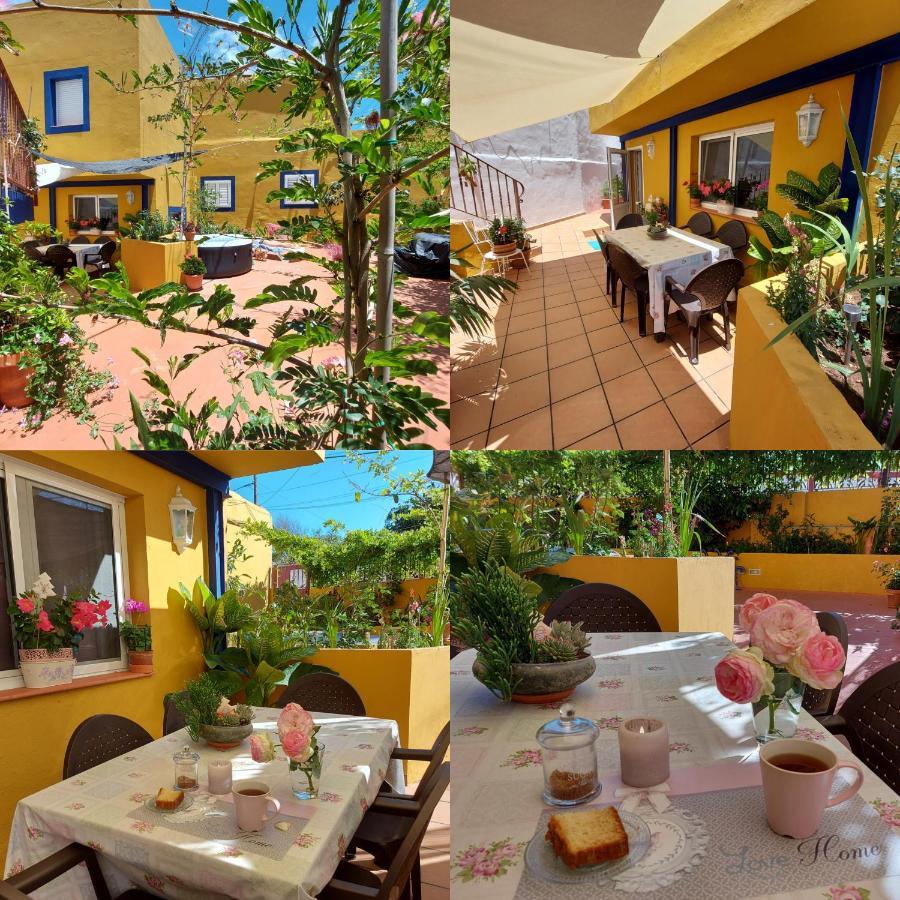 Casa Maestro Lelo - Acogedora Casa Rural Canaria Con Patios Y Jardines De Flores Las Palmas Exterior photo