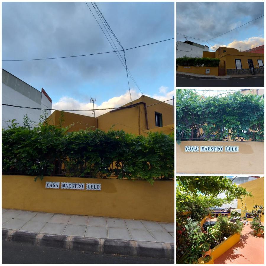 Casa Maestro Lelo - Acogedora Casa Rural Canaria Con Patios Y Jardines De Flores Las Palmas Exterior photo